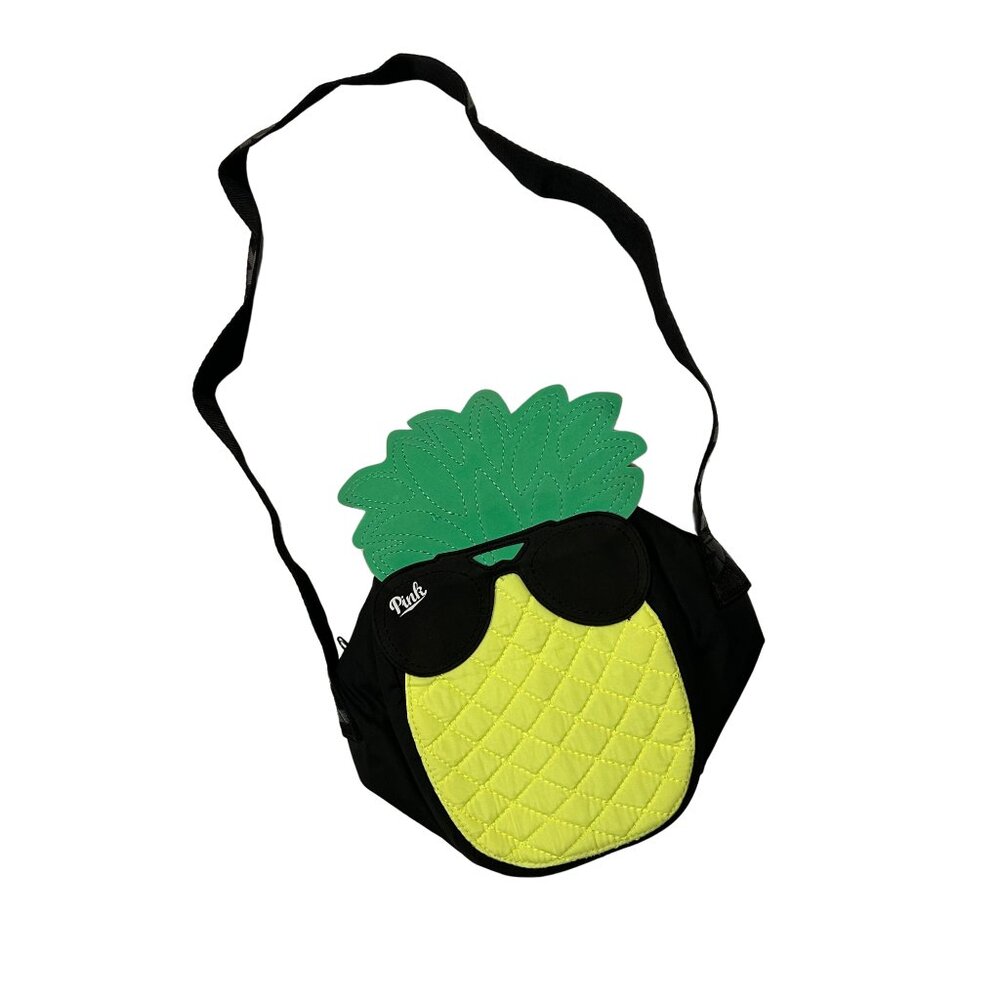 PINK Victoria's Secret Neon Pineapple Mini Cooler Tote and Lunch Bag